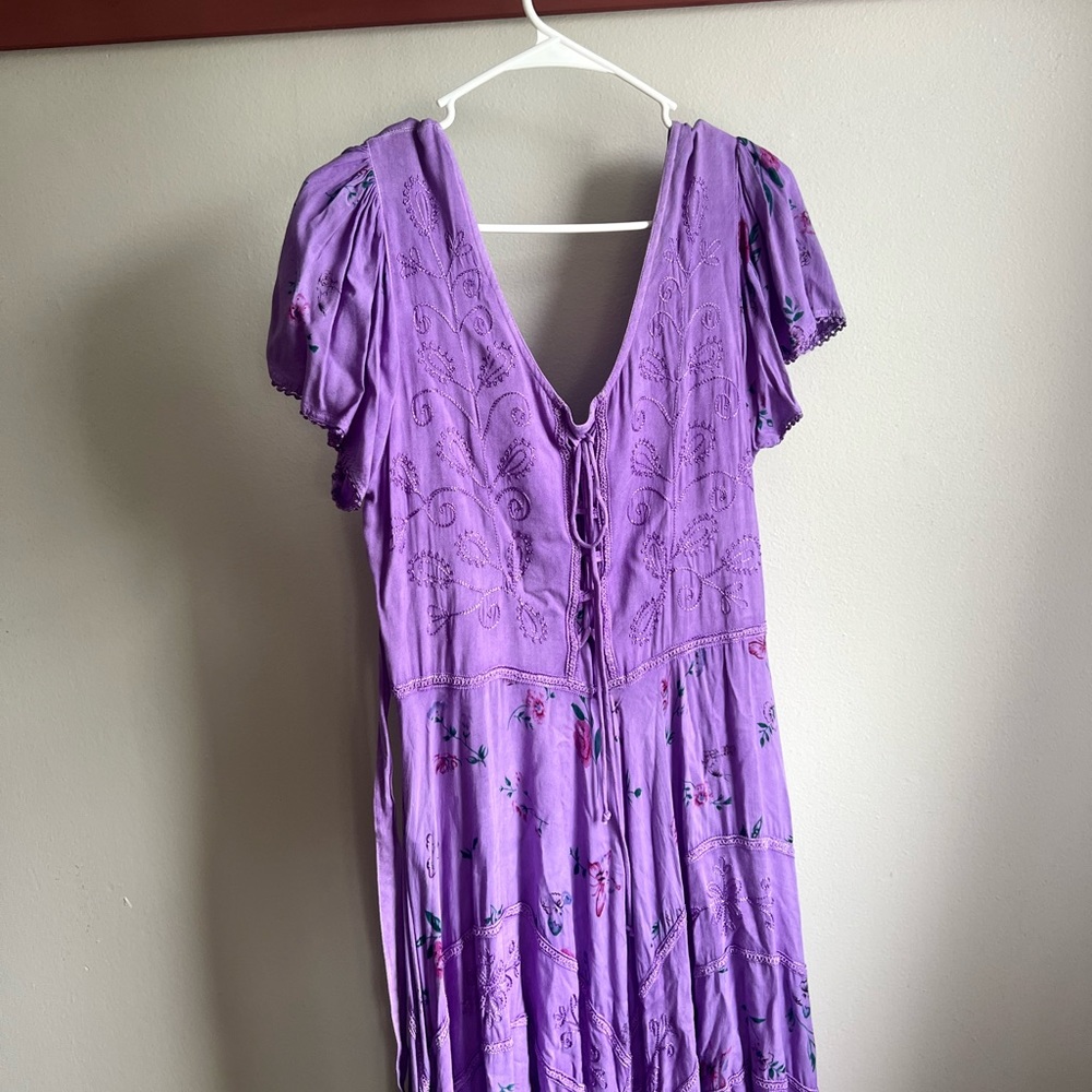 Advance apparels maxi dress- lace and lace up. Made in India! Size small/medium